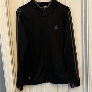 Adidas Women’s Black Full-Zip Hoodie